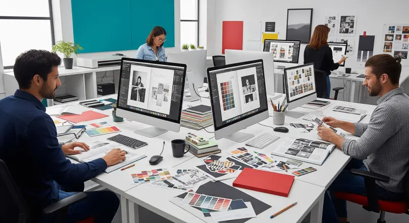 Modern Editorial Layout & Print Production